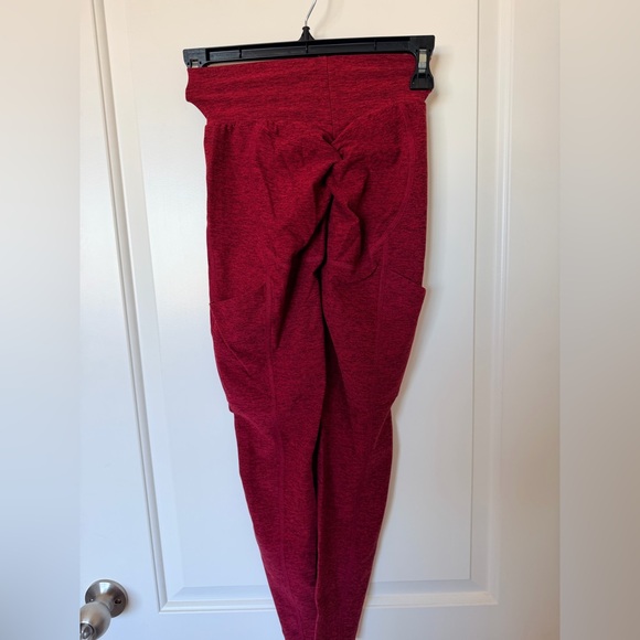 Bombshell Sportswear Red Marle Leggings - Picture 2 of 3